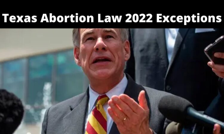 Texas Abortion Law 2022 Exceptions