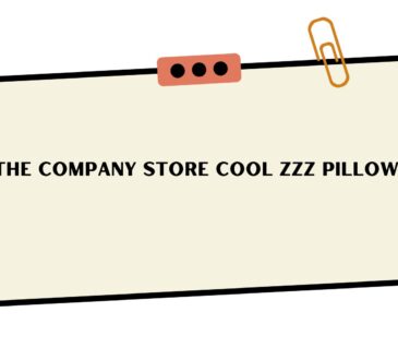 The Company Store Cool Zzz Pillow