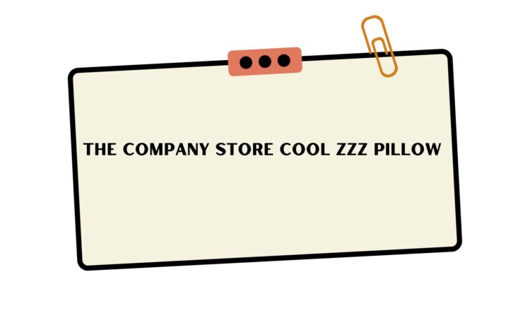 The Company Store Cool Zzz Pillow