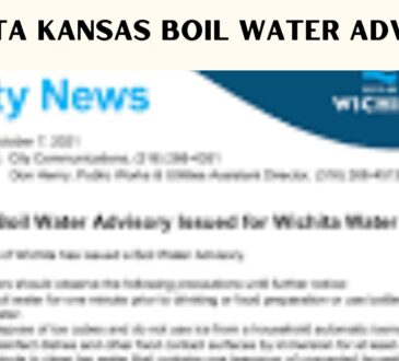 Wichita Kansas Boil Water Advisory