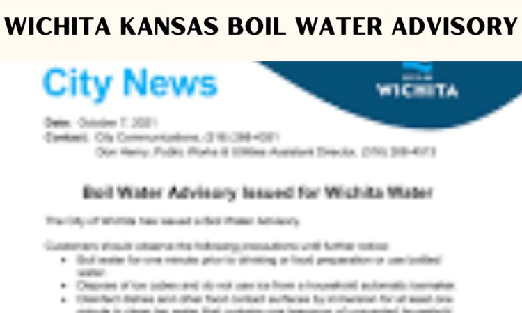 Wichita Kansas Boil Water Advisory