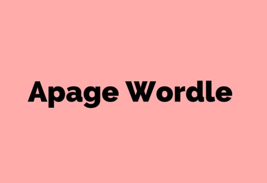 Apage Wordle