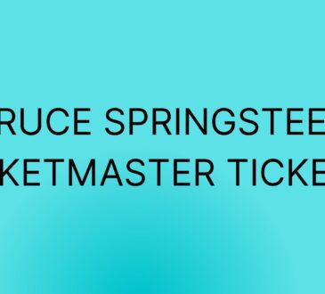 Bruce Springsteen Ticketmaster Tickets