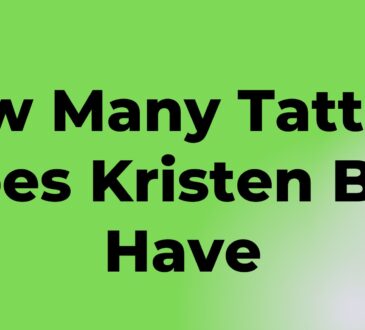 How Many Tattoos Does Kristen Bell Have