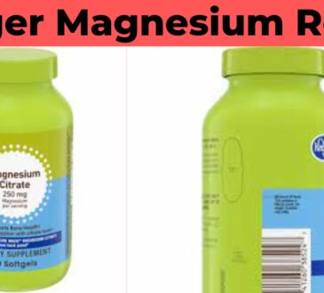 Kroger Magnesium Recall