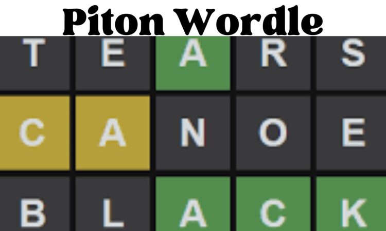 Piton Wordle