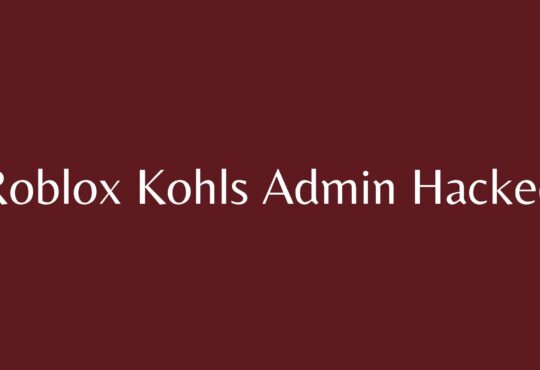 Roblox Kohls Admin Hacked