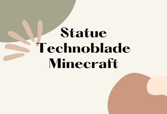 Statue Technoblade Minecraft