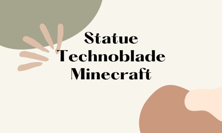 Statue Technoblade Minecraft