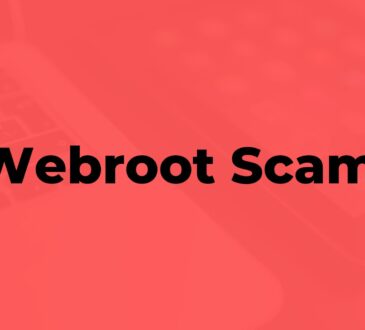 Webroot Scam