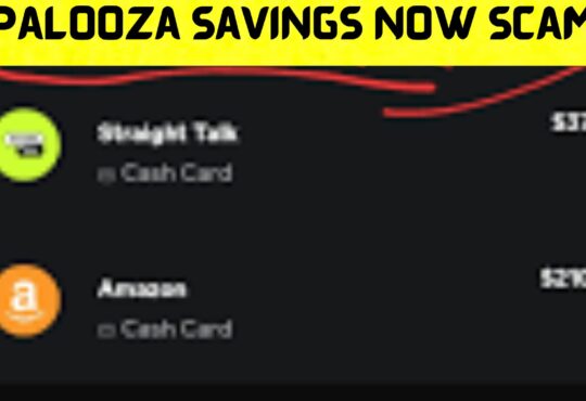 Palooza Savings Now Scam