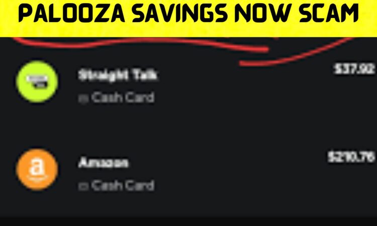 Palooza Savings Now Scam