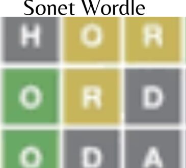 Sonet Wordle