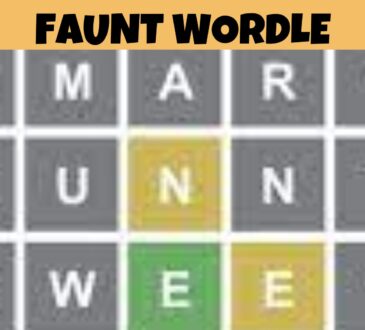 Faunt Wordle