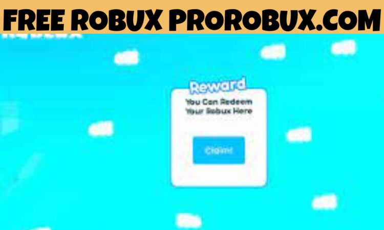 Free Robux Prorobux.com