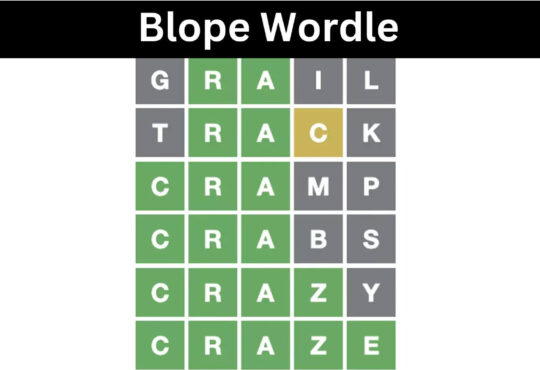 Blope Wordle