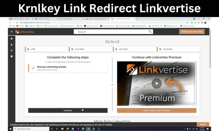 Krnlkey Link Redirect Linkvertise