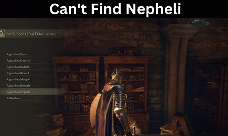 Can't Find Nepheli